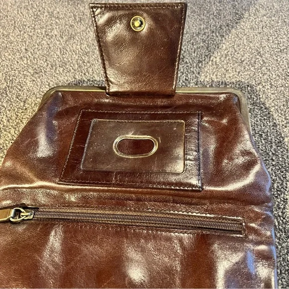 HOBO Vintage Brown Leather Clutch - Picture 6 of 12
